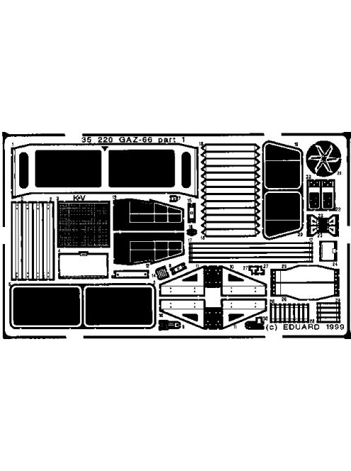 Eduard - Gaz-66 Detail