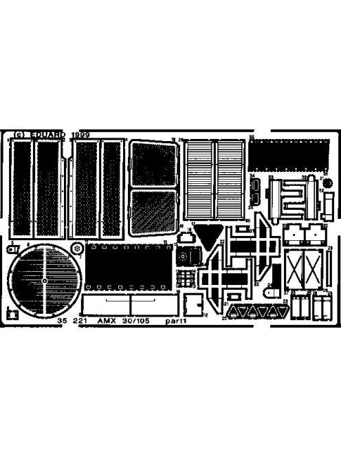 Eduard - AMX 30/105 Detail