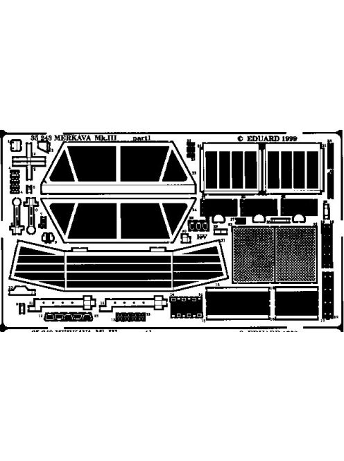 Eduard - Merkava Mk.III Detail exterior