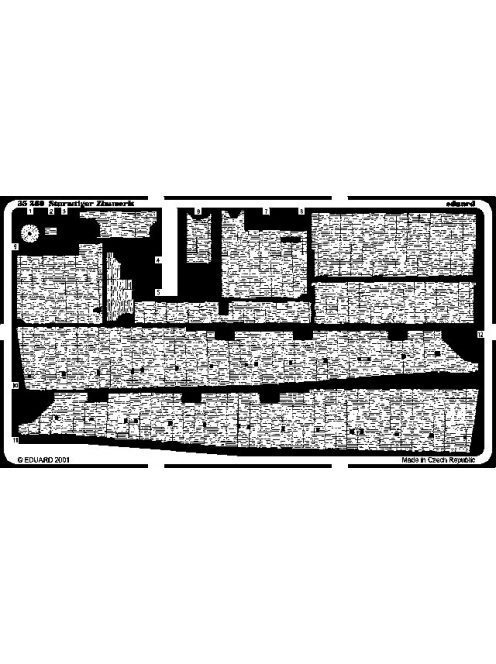 Eduard - Sturmtiger Zimmerit for Tamiya