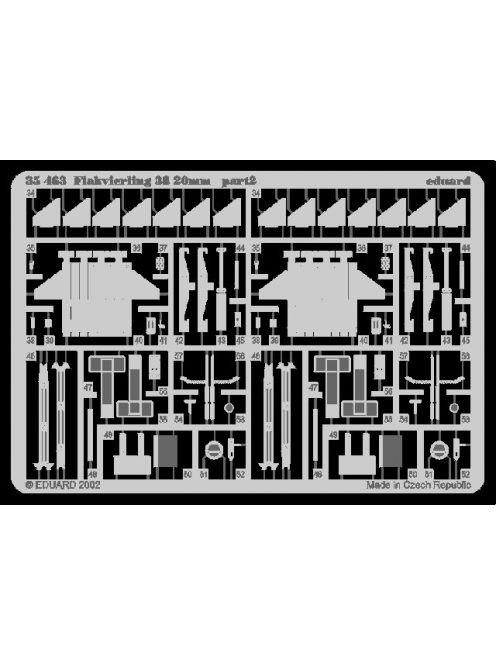 Eduard - Flakvierling 38 20 mm for Tamiya