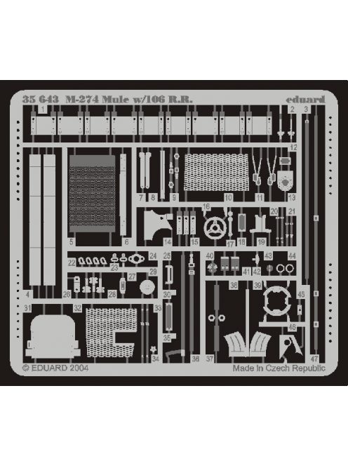 Eduard - M-274 Mule with 106mm R. R.