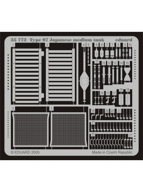 Eduard - Type 97 Japanese Medium Tank for Tamiya 35137