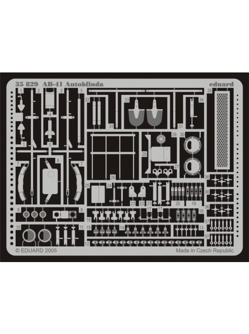 Eduard - AB-41 Autoblinda for Italeri