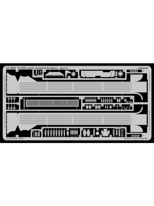Eduard - T-70M early bended fenders for MiniArt
