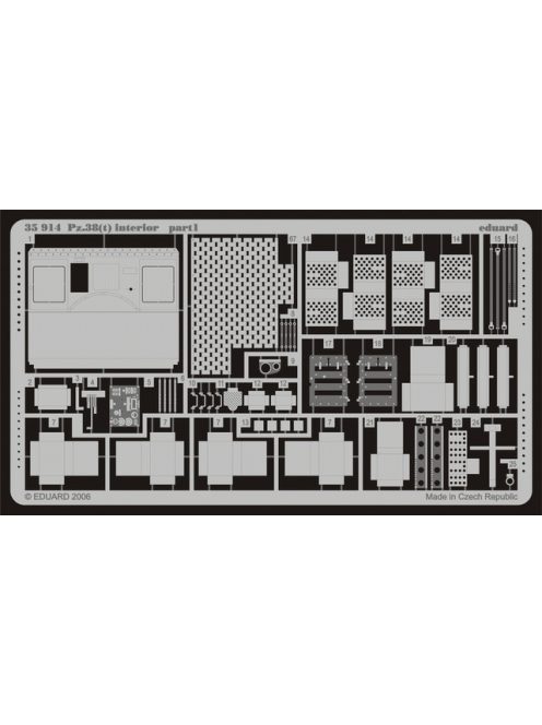 Eduard - Pz.38(t) interior for Tristar