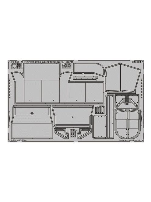 Eduard - M-7 Priest deep water fording eq. for Academy