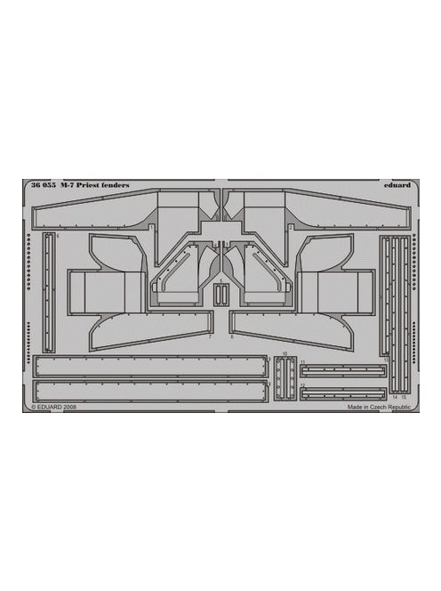 Eduard - M-7 Priest fenders for Academy