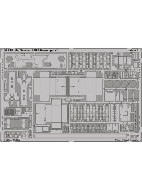 Eduard - M-4 Tractor 155/240mm for Hobby Boss