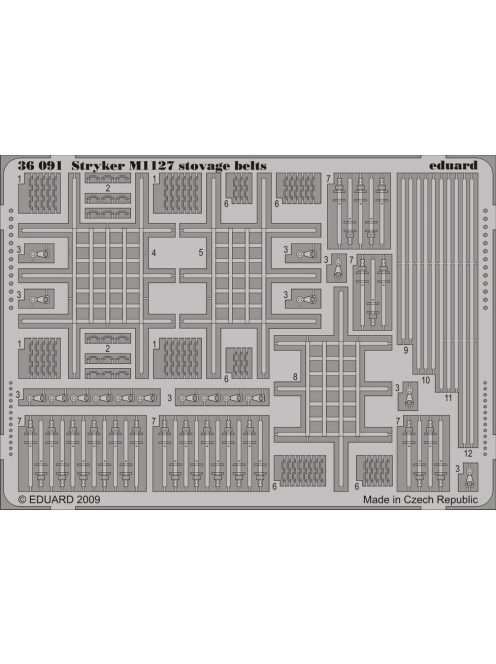 Eduard - Stryker M1127 stovage belts for Trumpeter