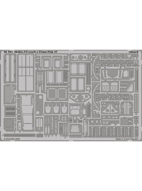 Eduard - Sd.Kfz.7/2 (early) 37mm Flak 37 (TRU) 