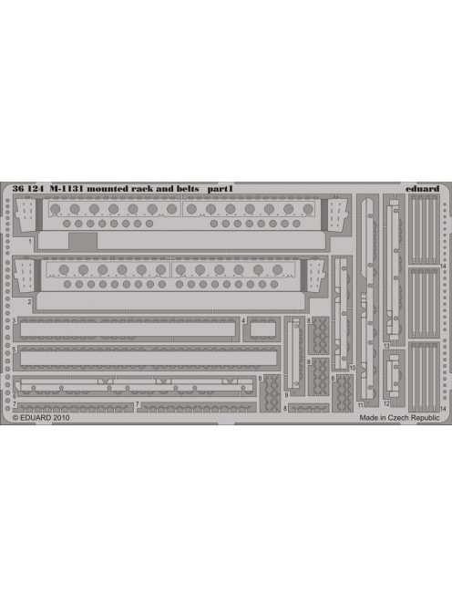 Eduard - M-1131 mounted rack and belts (TRU) 