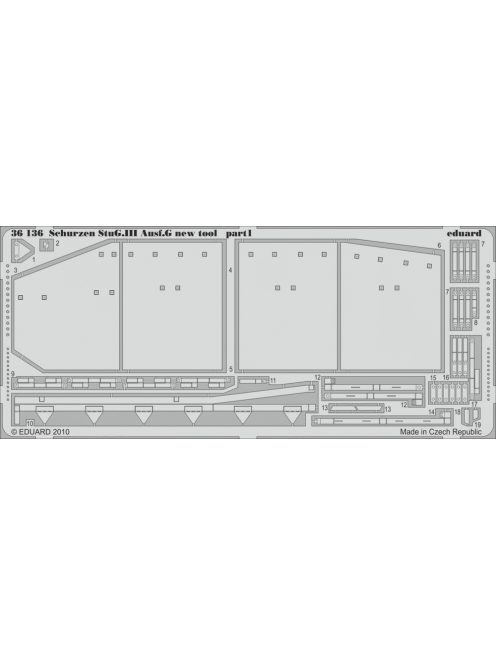 Eduard - Schurzen StuG.III Ausf.G New tool (DRA) 