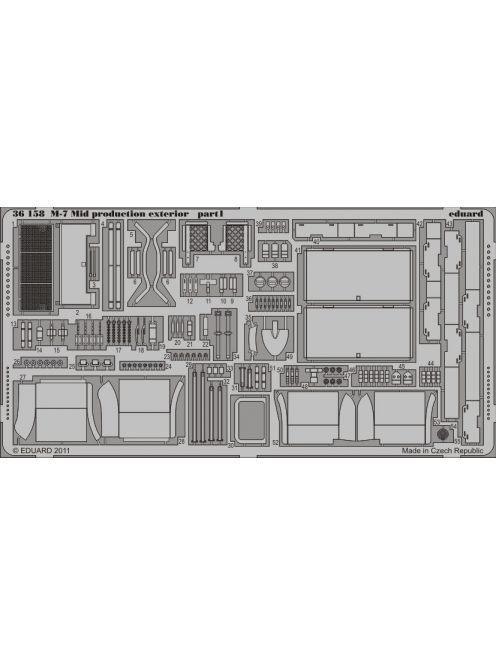 Eduard - M-7 Mid production exterior for Dragon 