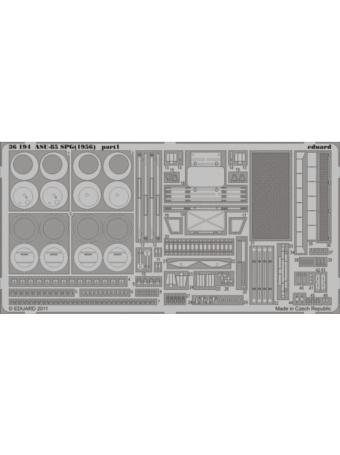 Eduard - ASU-85 SPG (1956) for Trumpeter 