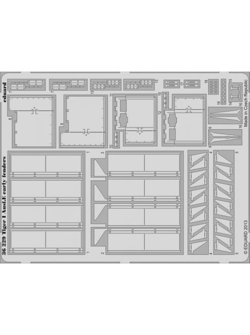 Eduard - Tiger I Ausf.E early fenders for Zvezda 