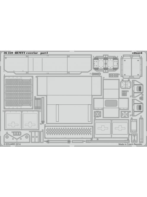 Eduard - HEMTT exterior for Italeri 