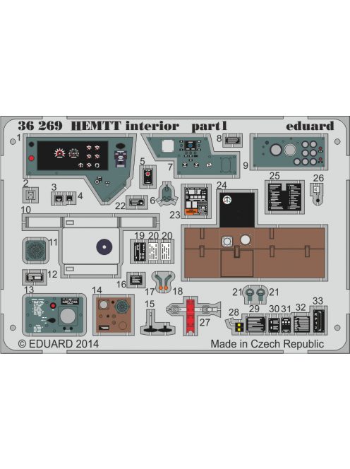 Eduard - HEMTT interior for Italeri 