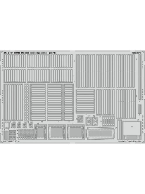 Eduard - D9R Doobi cooling slats for Meng 