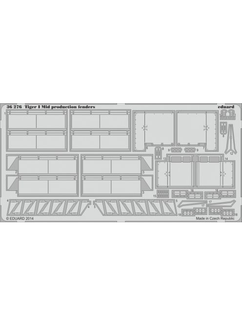 Eduard - Tiger I Mid production fenders f.Dragon6 