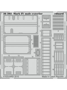 Eduard - Mark IV male exterior for Tamiya 