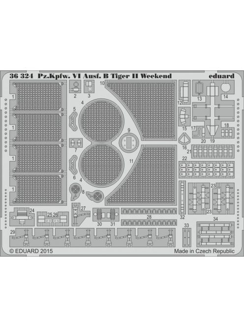 Eduard - Pz.Kpfw.VI Ausf.B Tiger II Weekend upgra 