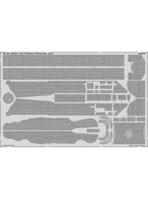 Eduard - Panther Ausf.D Zimmerit Horizontal f.Tam 