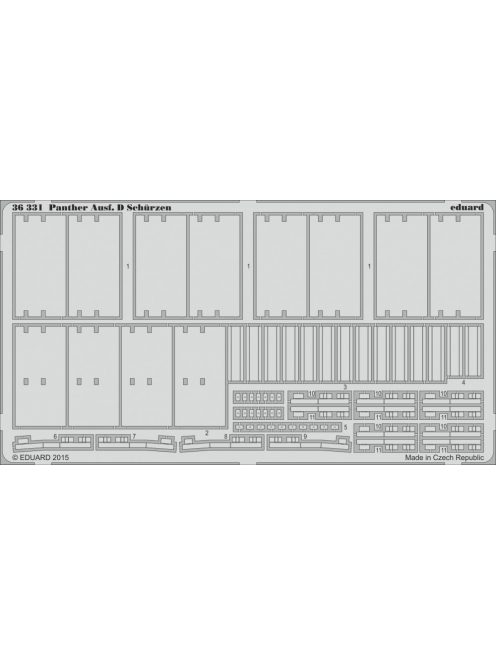 Eduard - Panther Ausf.D Schürzen for Tamiya 
