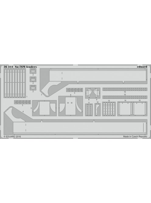 Eduard - Su-76M fenders for Tamiya 