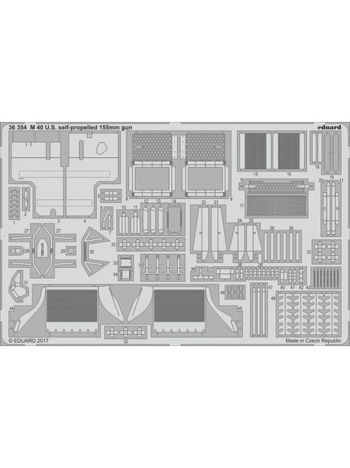 Eduard - M 40 U.S. self-propelled 155m gun f.Tami 