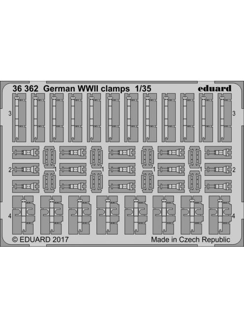 Eduard - German WW2 clamps 