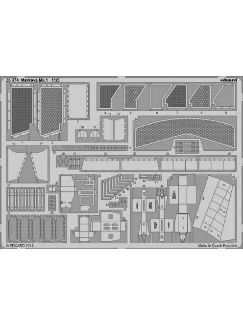 Eduard - Merkava MK.1 for Takom 