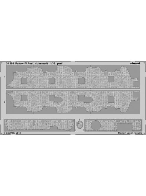 Eduard - Panzer IV Ausf. H zimmerit f.Academy 