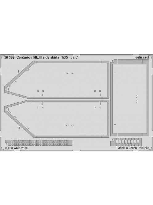 Eduard - Centurion Mk.III side skirts for Tamiya 