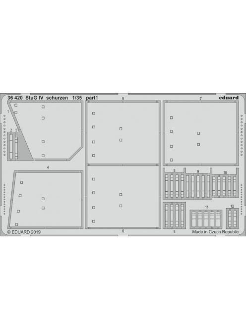 Eduard - StuG IV schurzen for Academy 