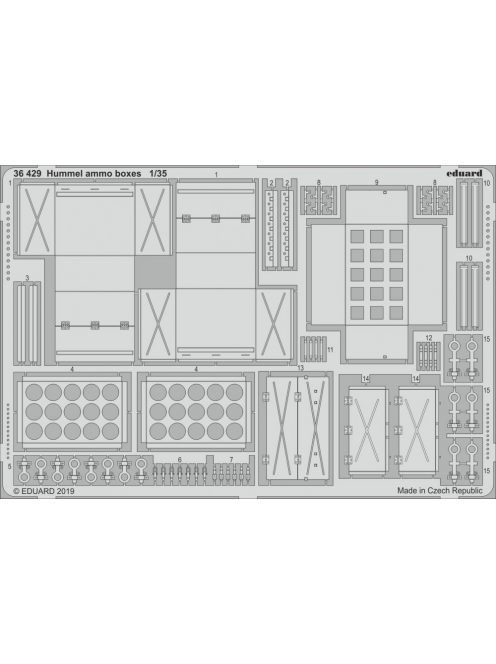 Eduard - Hummel ammo boxes for Tamiya 