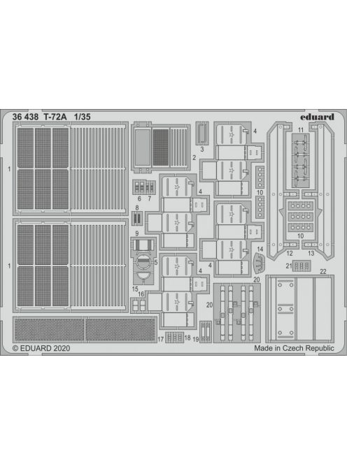 Eduard - T-72A for Hobby Boss