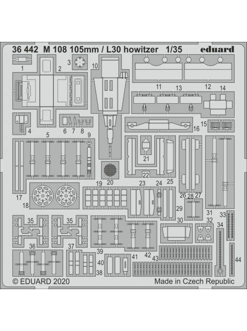 Eduard - M 108 105mm / L30 howitzer for AFV