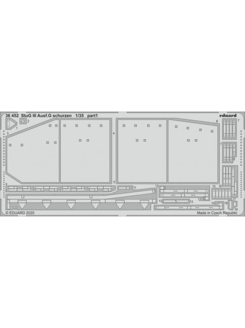 Eduard - StuG III Ausf.G schurzen for Takom