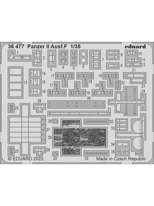 Eduard - Panzer Ii Ausf.F For Academy