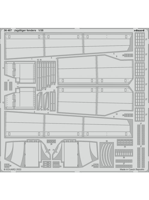 Eduard - Jagdtiger fenders