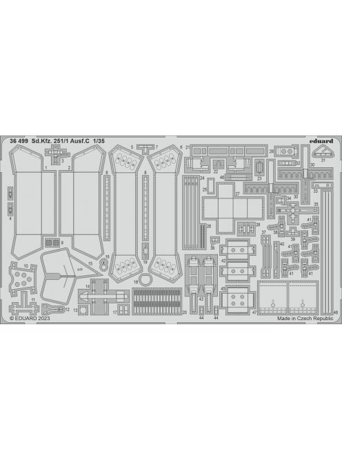 Eduard - Sd.Kfz. 251/1 Ausf.C 1/35 ACADEMY