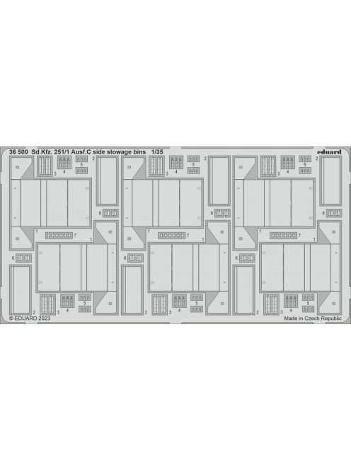 Eduard - Sd.Kfz. 251/1 Ausf.C side stowage bins 1/35 ACADEMY