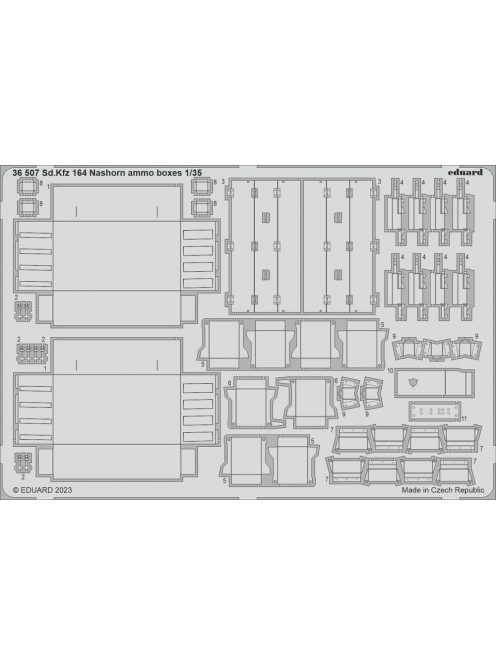 Eduard - Sd.Kfz. 164 Nashorn ammo boxes 1/35 BORDER MODEL