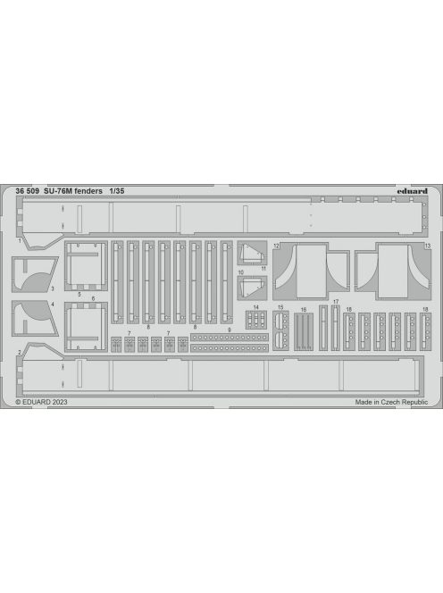 Eduard - SU-76M fenders 1/35 ZVEZDA