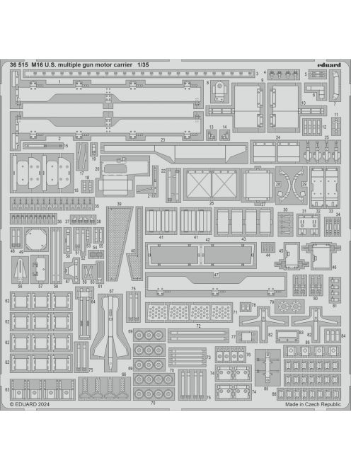 Eduard - M16 U.S. multiple gun motor carrier 1/35 TAMIYA