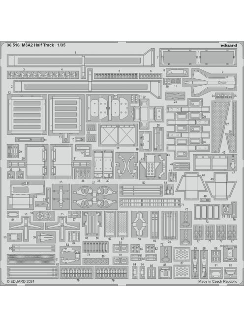 Eduard - M3A2 Half Track 1/35 TAMIYA