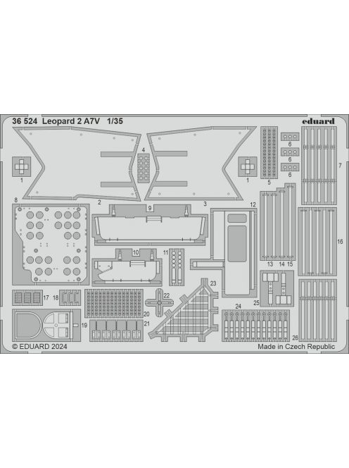 Eduard - Leopard 2 A7V  TAMIYA