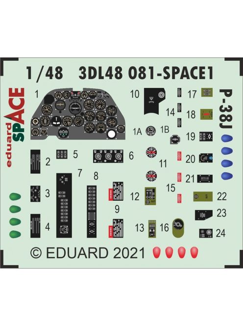 Eduard - P-38J SPACE