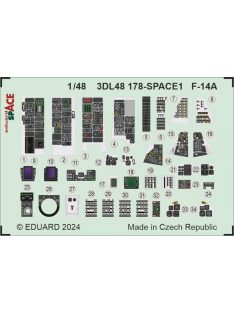 Eduard Accessories - F-14A SPACE  GREAT WALL HOBBY